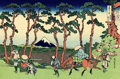 Hodogaya on the Tokaido Hokusai